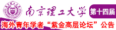 www.美女日B视频网站南京理工大学第十四届海外青年学者紫金论坛诚邀海内外英才！